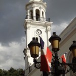 Clock Tower near the market in Santo Domingo