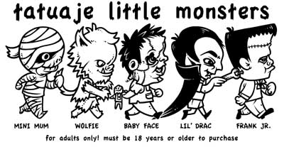 Tatuaje Little Monsters