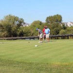 On The Green Of The Par 5 14th Hole