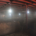 Fermentation room. Very high humidity and heat in this particular room.