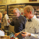 Guests enjoying Diamond Crown cigars