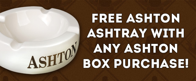Free Ashtray With Box Purchase