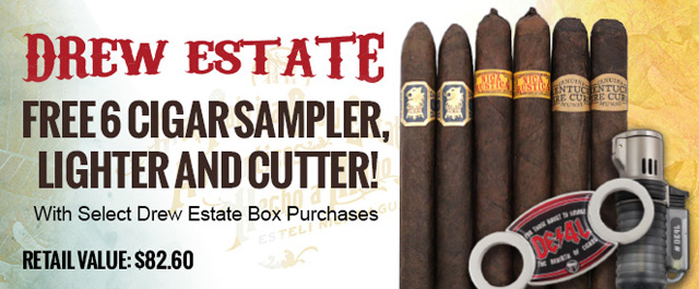 6 Free Cigars, Lighter and Cutter!