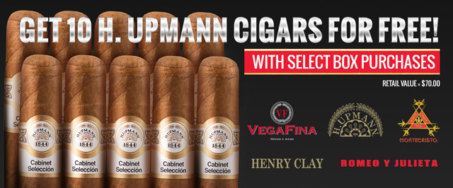 10 Free H. Upmann Cigars