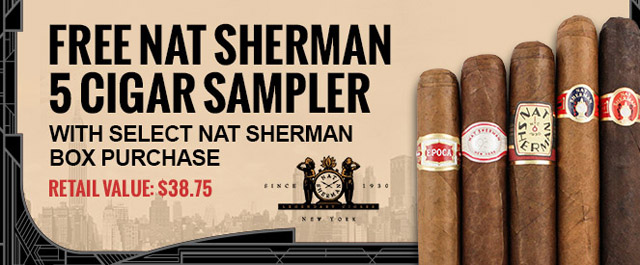 Free 5 Cigar Sampler!