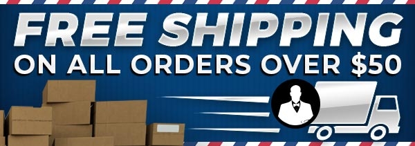 Free Shipping on all orders over $50