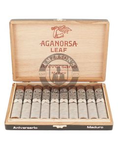 Aganorsa Leaf Aniversario Maduro Robusto 5 Cigars