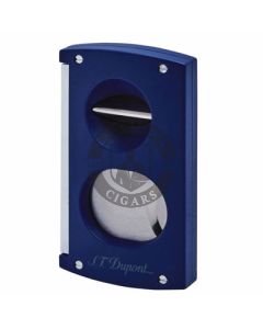 Dupont 2 in 1 Matte Blue Cigar Cutter