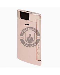 Dupont Slim 7 Baby Pink and Gold Lighter