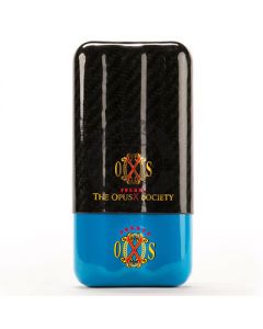 Opus X Society Fuente Opus X Carbon Fiber Blue and Black Cigar Case