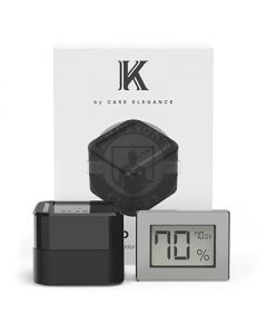 Klaro Valet Smart Digital Hygrometer and Sensor Gunmetal