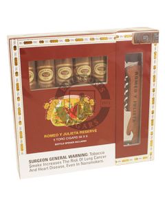 Romeo y Julieta Toro 5 Cigars and Wine Opener Assortment