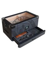 Klaro Military Black 70-100 Count Humidor