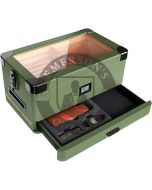 Klaro Military Green 70-100 Count Humidor
